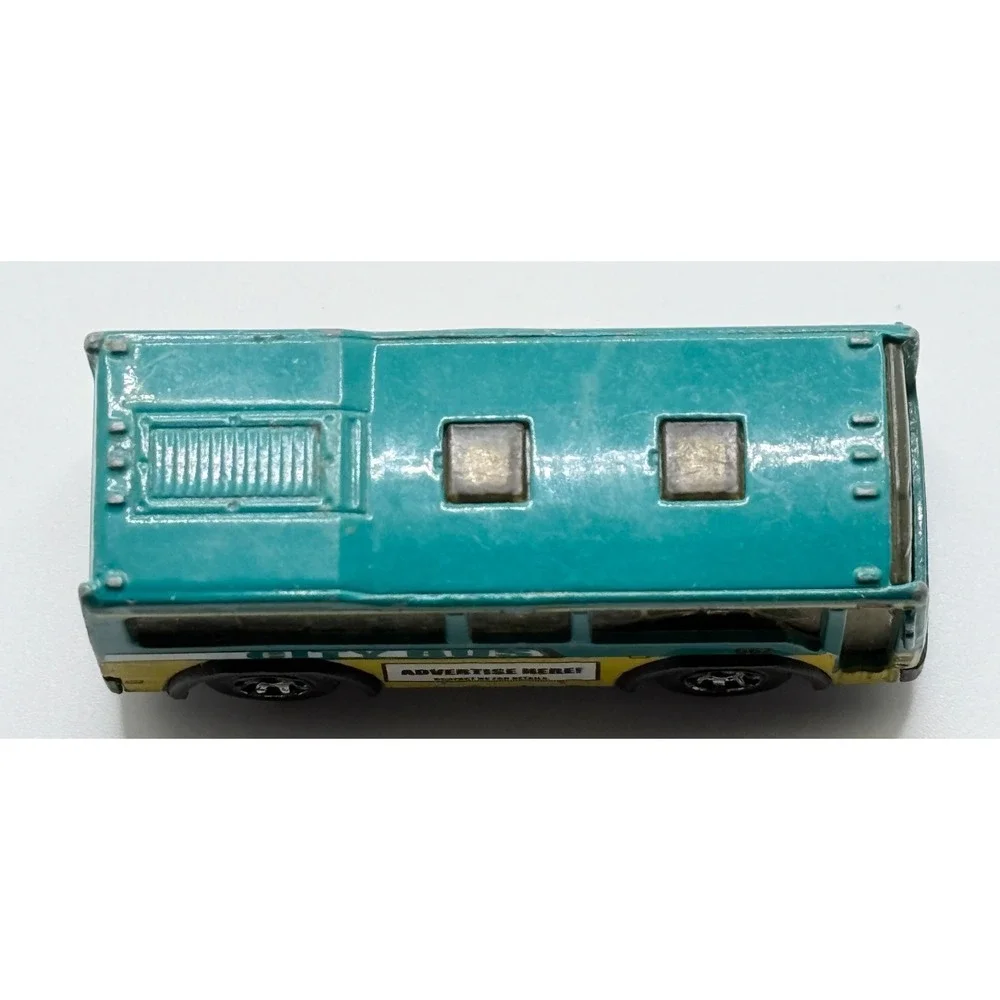 Matchbox City Transit Bus Teal/Yellow 2004‎ Generic Casting About 3